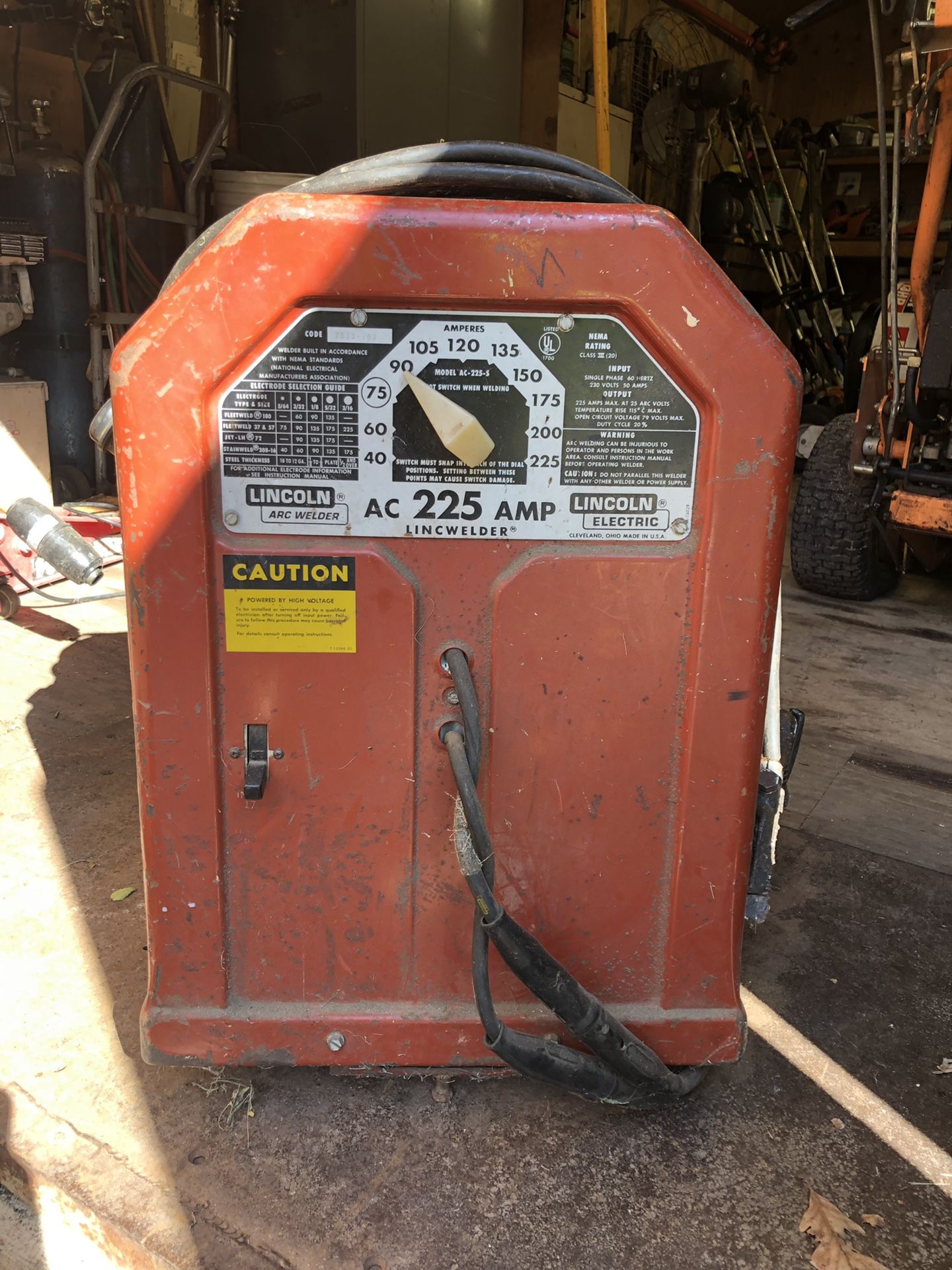 Arc Welder -Lincoln 225 AMP