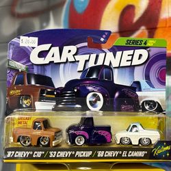Car Tuned Series 4 Kool Kustoms Die-Cast Triple Pack 