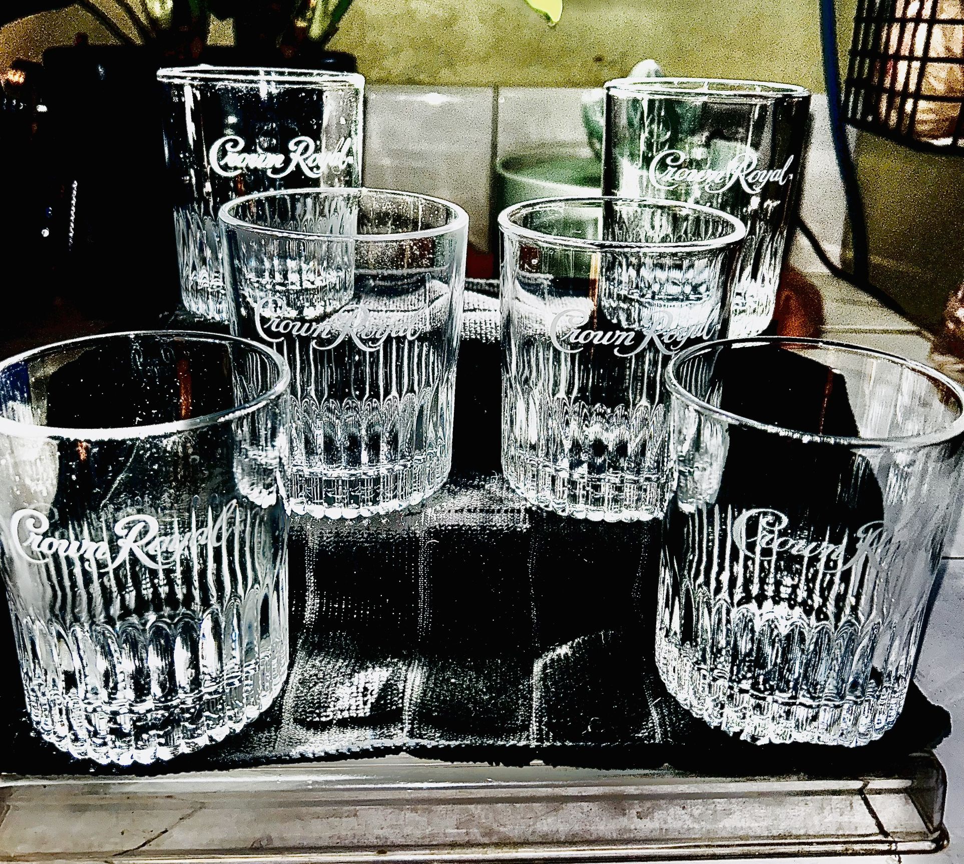 Crown Royal Limited Edition Established 1939 Set of 6 Whiskey Low Ball Glasses  $50