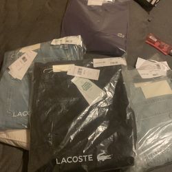 Brand new Lacoste jeans black jeans size 38/34  blue jeans size 38/34 light blue 38/34 brand new out the box