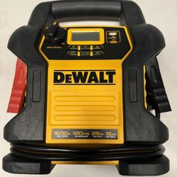 DeWalt 1600A Jump Starter with Air Compressor – New Open Box