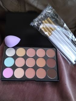 New Professional Palette With Brushes