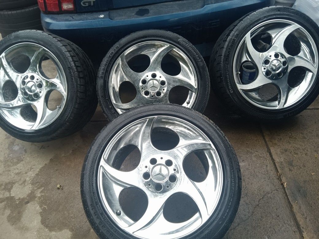 18" OEM Unique Design Mercedes Benz Wheels And Tires