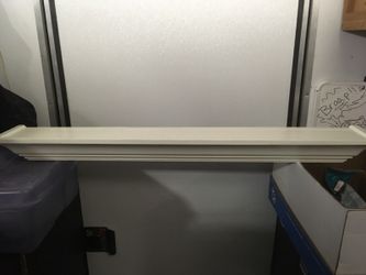 White shelf