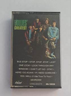 Hollies Greatest Audio Cassette Tape