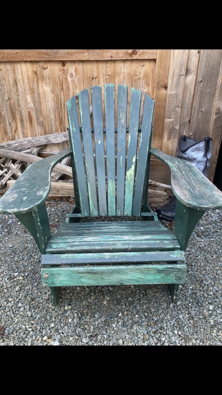Adirondack Wood Chair