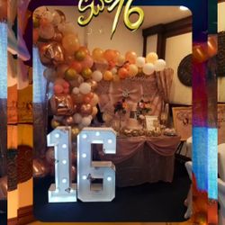 Number 16 36 Inches $160 