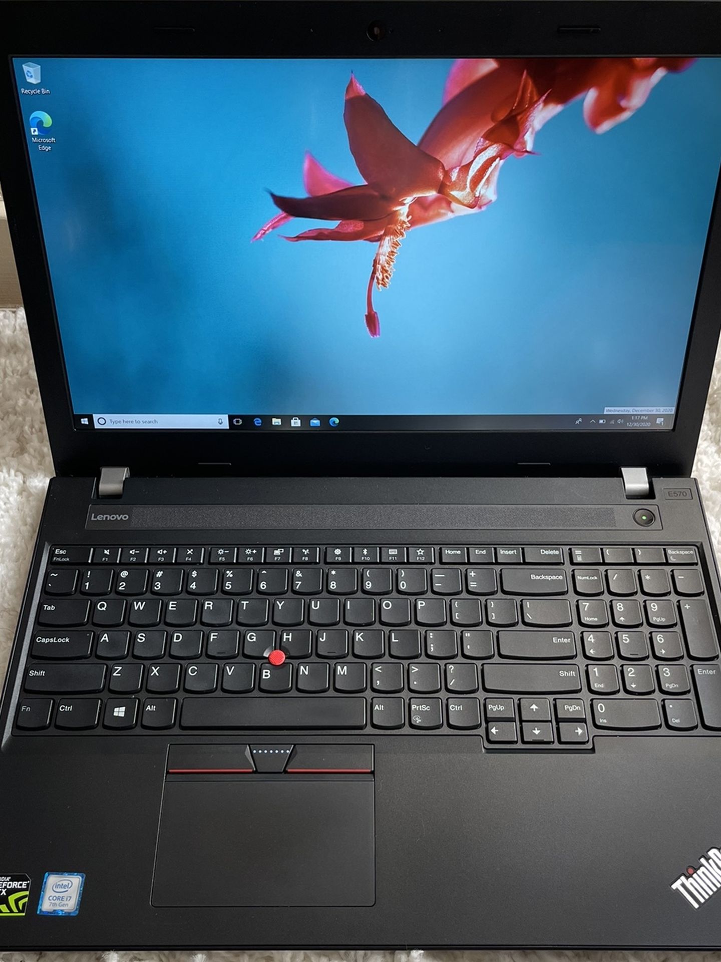 Lenovo Thinkpad E570 15.5" Intel Core i7-7500U 2.70GHz 12GB DDR4 500GB SSD HDD