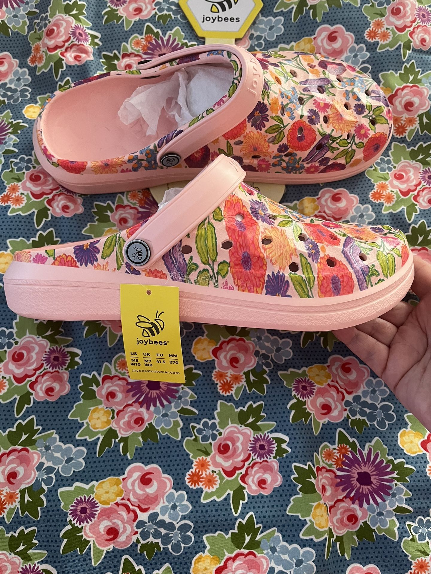 Sale Pending Joybees π Size 10 Clogs Sandals Floral