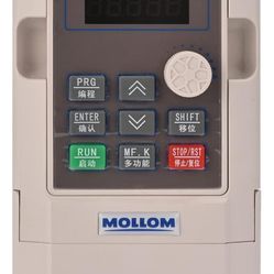 MOLLOM VFD 220V 2.2KW 3HP 9.6A 220V Single or Three Phase Input to 3 Phase 0-3000 Hz Output Variable Frequency Drive Control Inverter for Spindle Moto