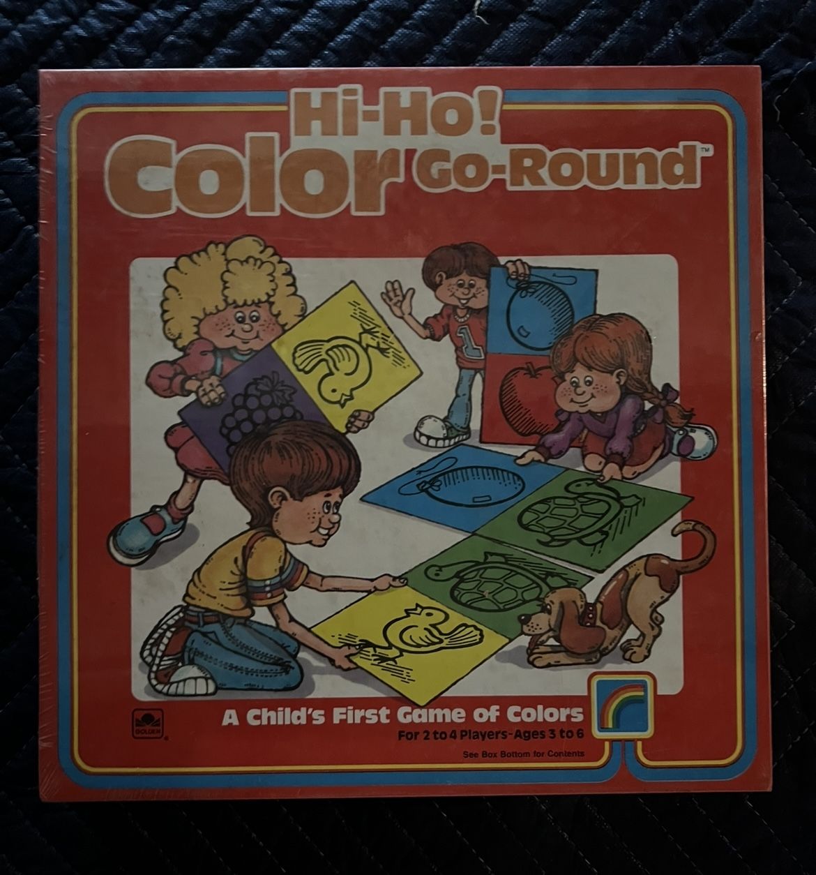 Vintage 1980s Board Game - Hi-Ho! Color Go-Round – New/Sealed – A Child’s First Game of Colors