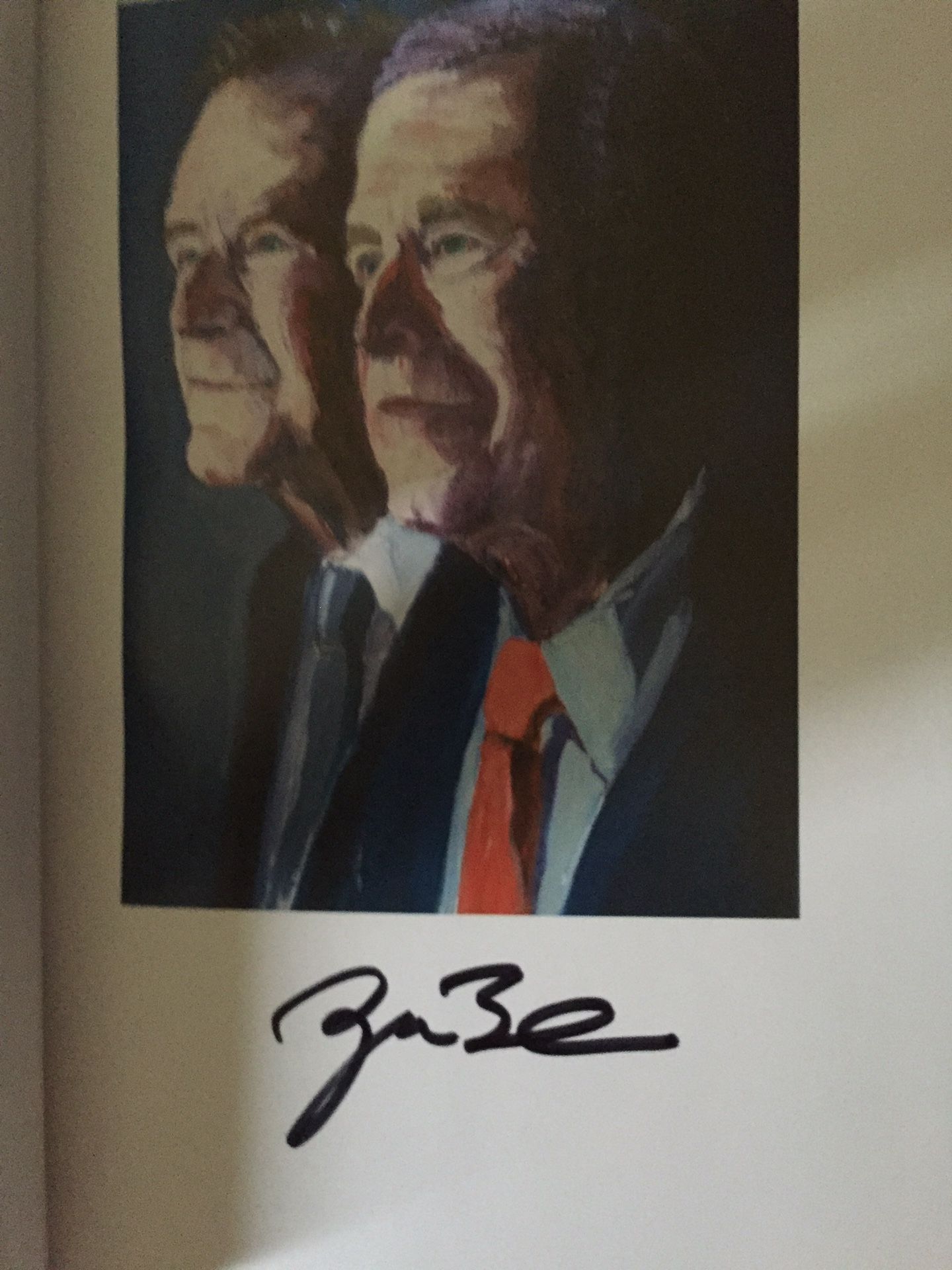 GEORGE W BUSH SIGNED BOOK