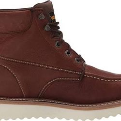 NEW Size 12 wide WATERPROOF Work Boots Wolverine Men Loader 6" Wedge