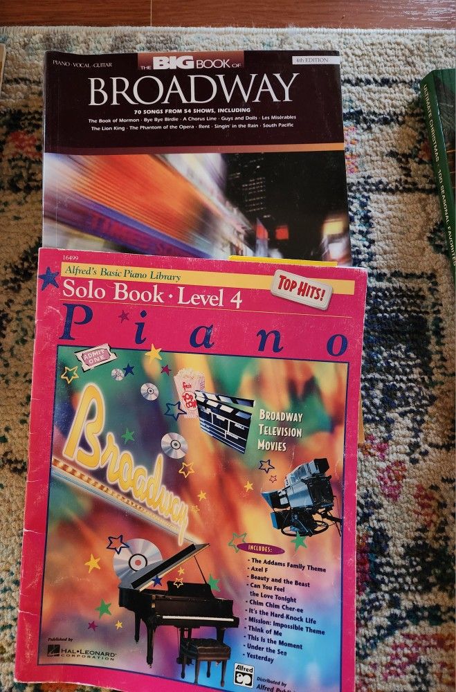 Broadway Piano Books