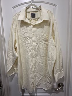Men’s Cream GS Long-Sleeve Dress Shirt