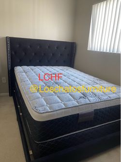 Bed frame with mattress full size