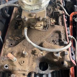Ford 390 Intake And Carburetor 2 Bbl 