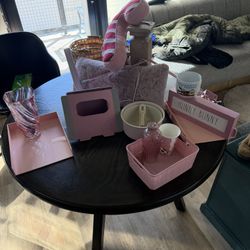 Pink Computer Desk Decor 