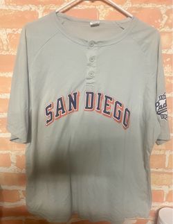 San Diego Padres 1999 Tony Gwynn Henley Jersey Shirt,1