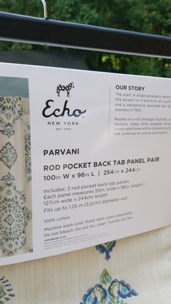 96' Pair of panels. Curtains