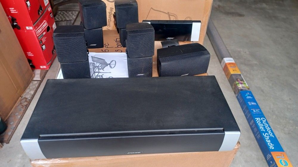 💙Bose PS28 III Powered Speaker System Subwoofer 5 Satellites Speakers Cables