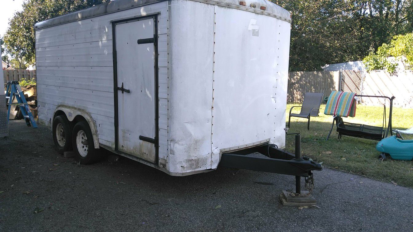 Pace American dual axel enclosed cargo trailer