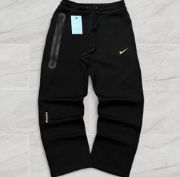 nike nocta tech sweatpants black size medium