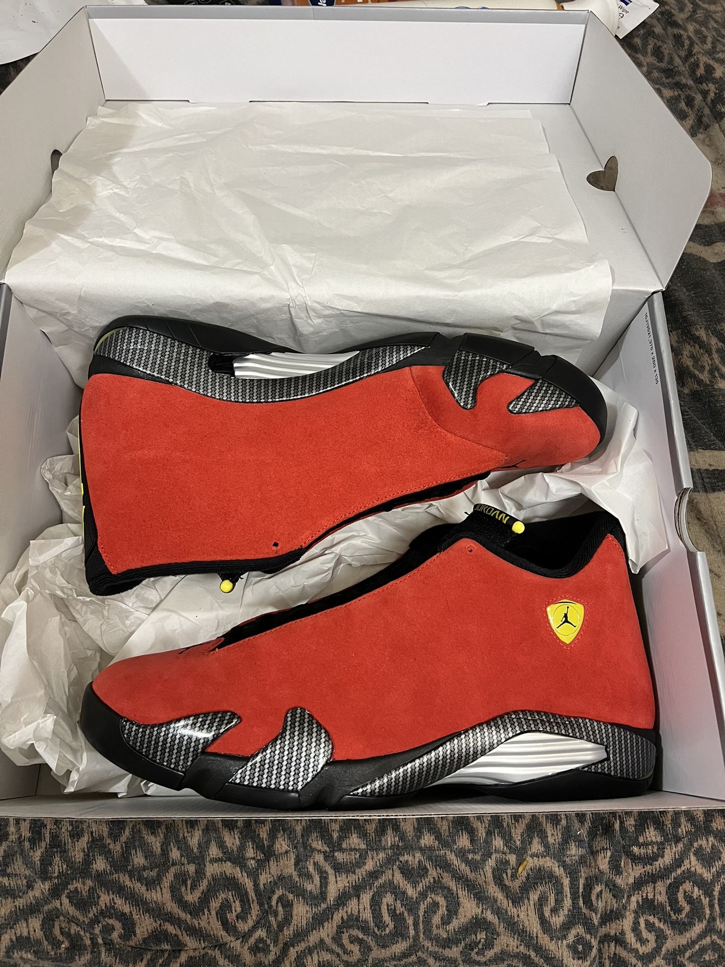 Jordan 14 Ferrari Size 13