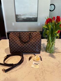 Authentic Louis Vuitton Speedy 35 Bandouliere