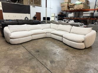 5-piece Modular Fabric Sectional