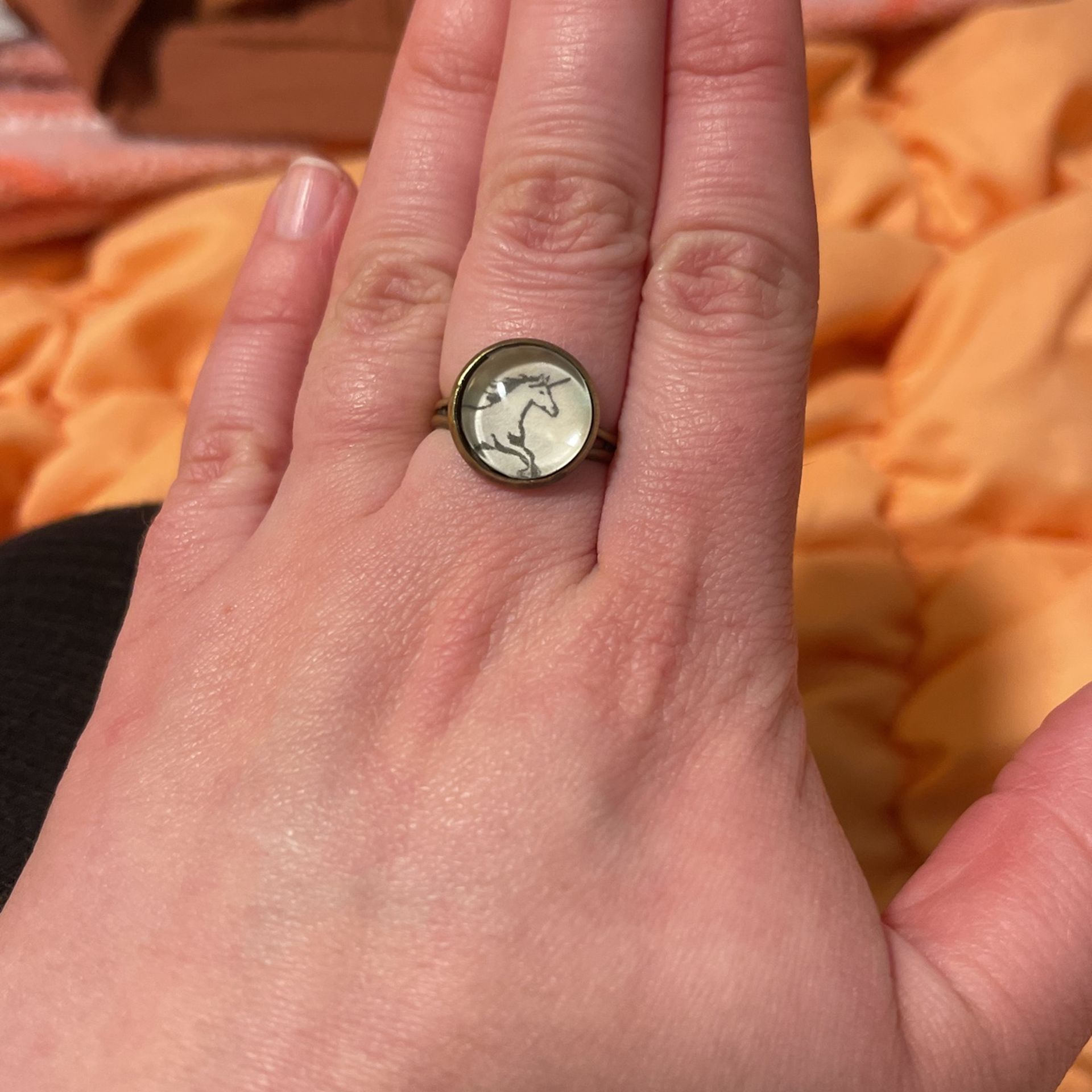 Adjustable Unicorn Ring