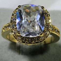 18k Gold Filled Engagement Ring Size 5,6