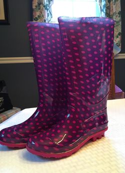 Girls rain boots , size 3