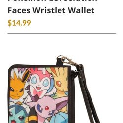 Pokemon Eeveelution Faces Wristlet Wallet
New
$8

