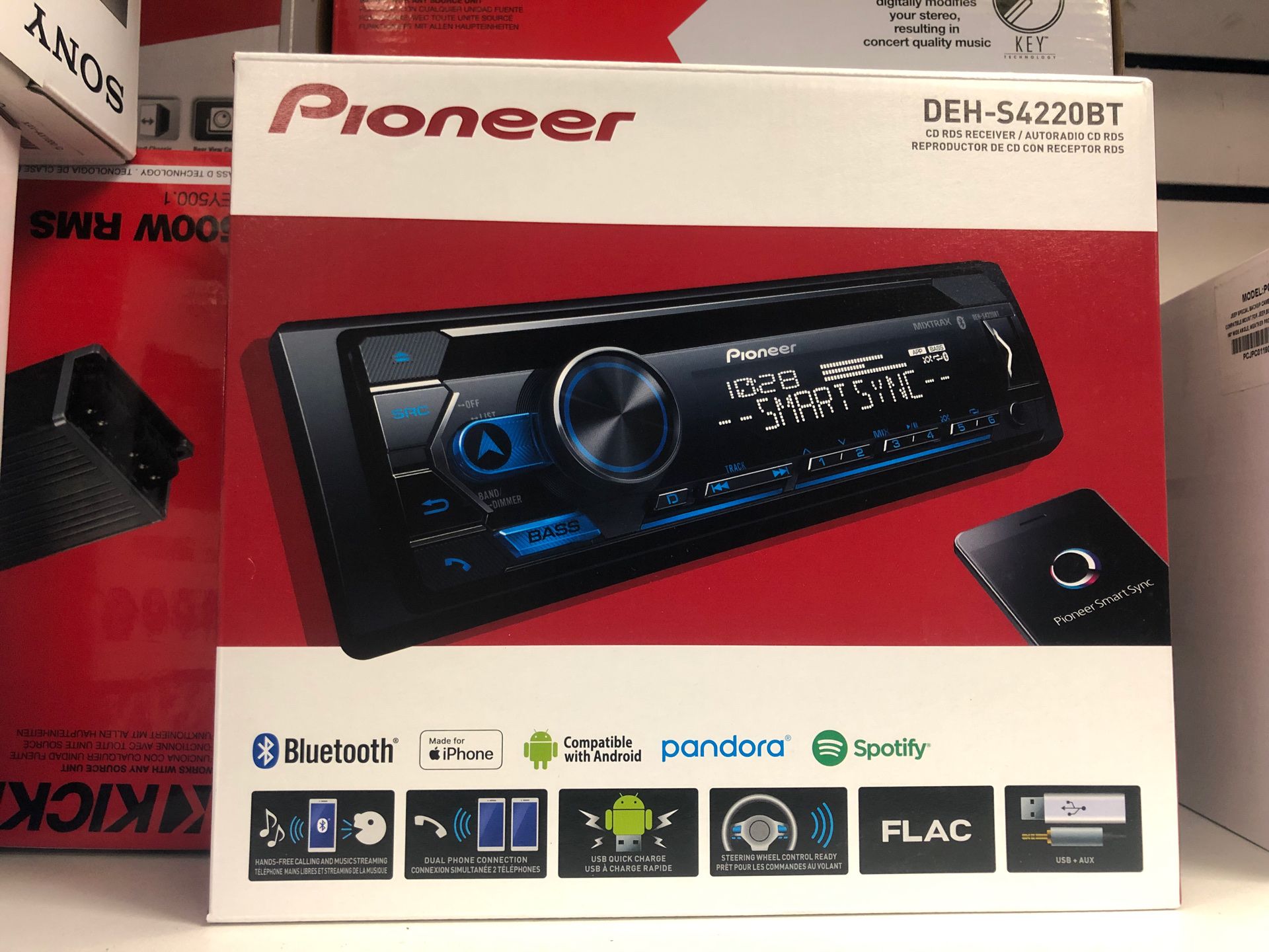 PIONEER DEH-S4220 BT STEREO BLUETOOTH AUDIO