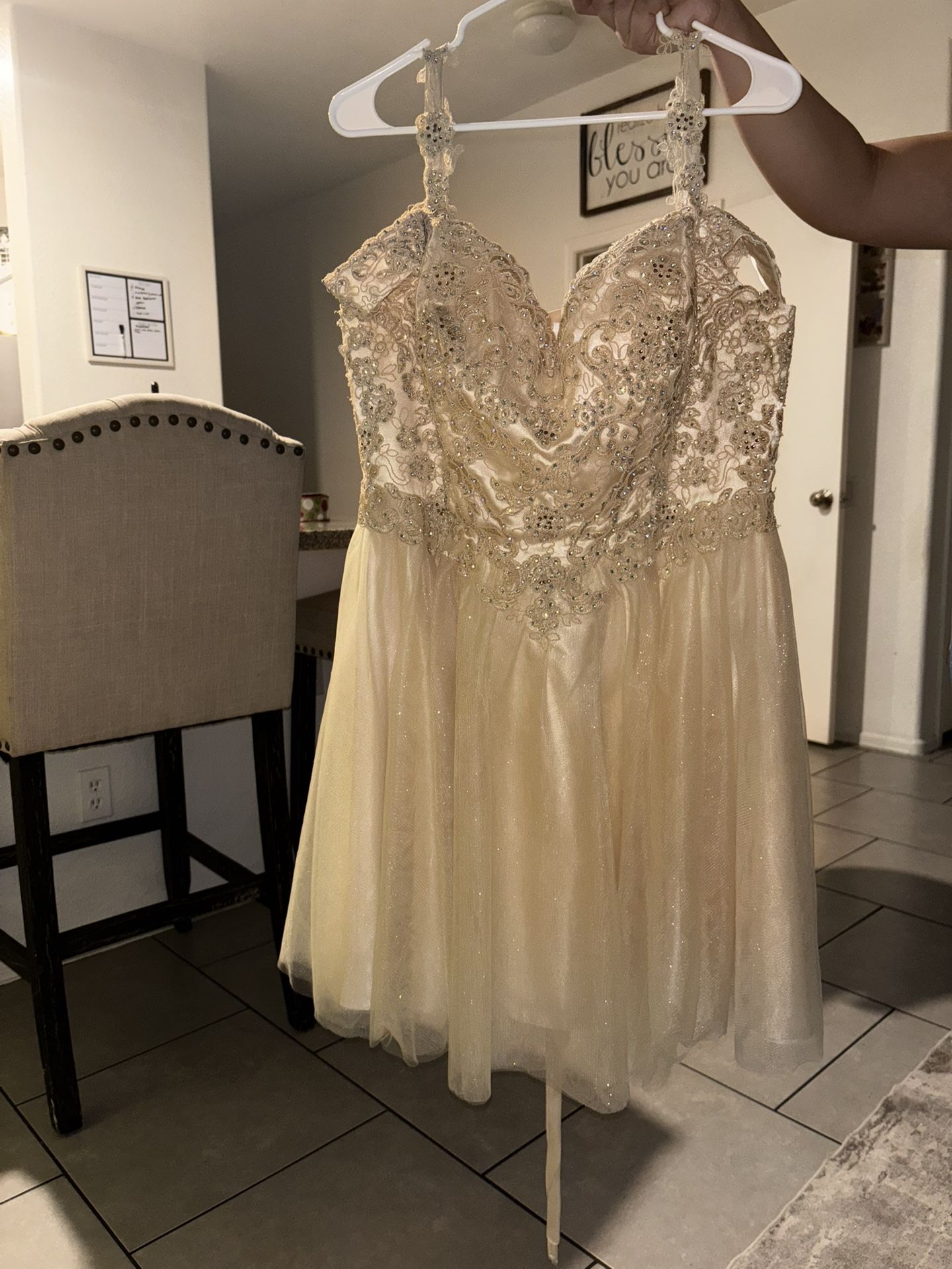 Party Dress Champagne/gold