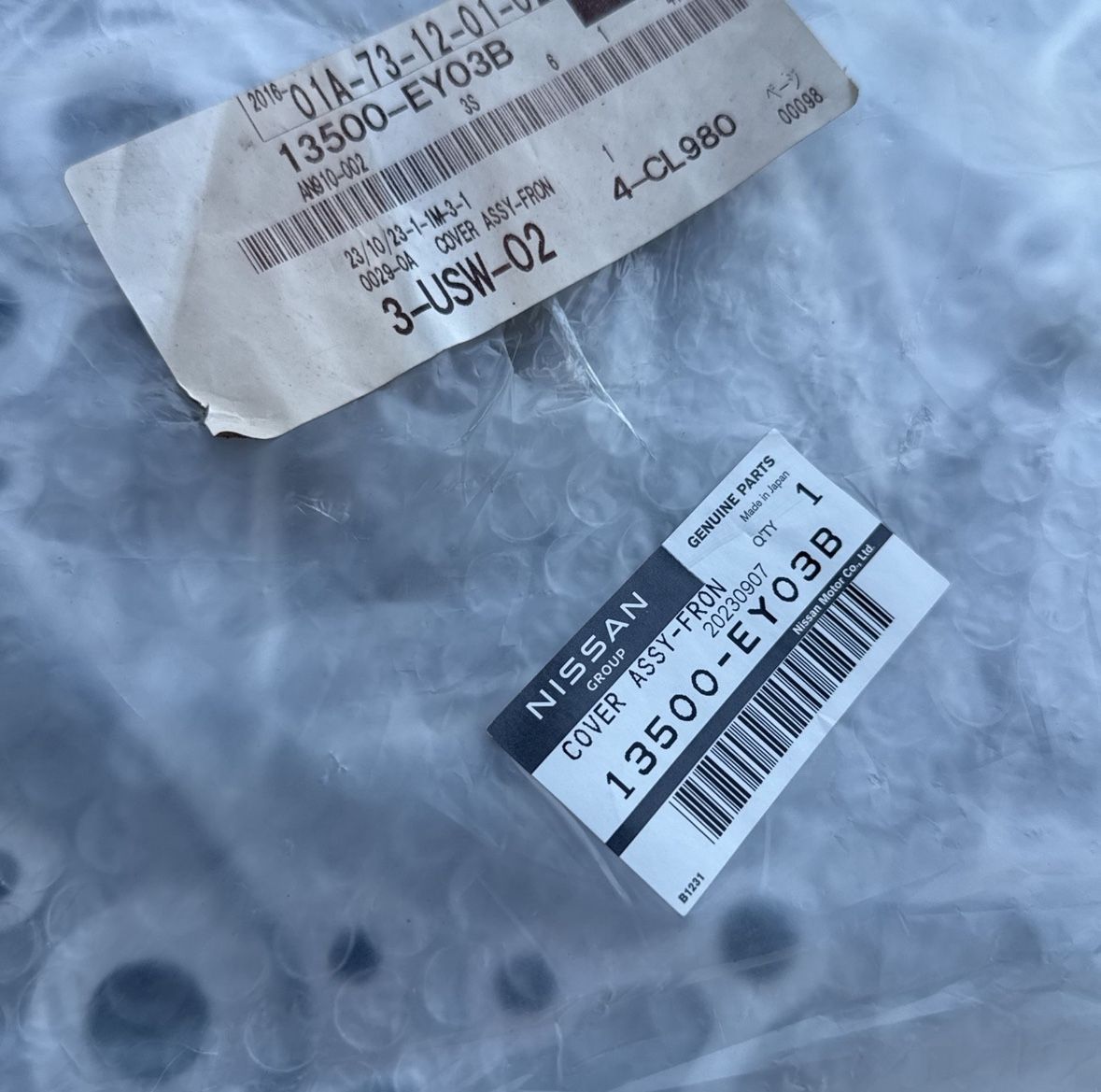 Infiniti Q50/G37/370z Timing Chain Cover