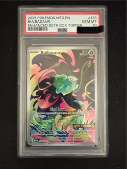 pokemon psa 10 bulbasaur stamped