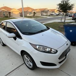 2019 White Ford Fiesta