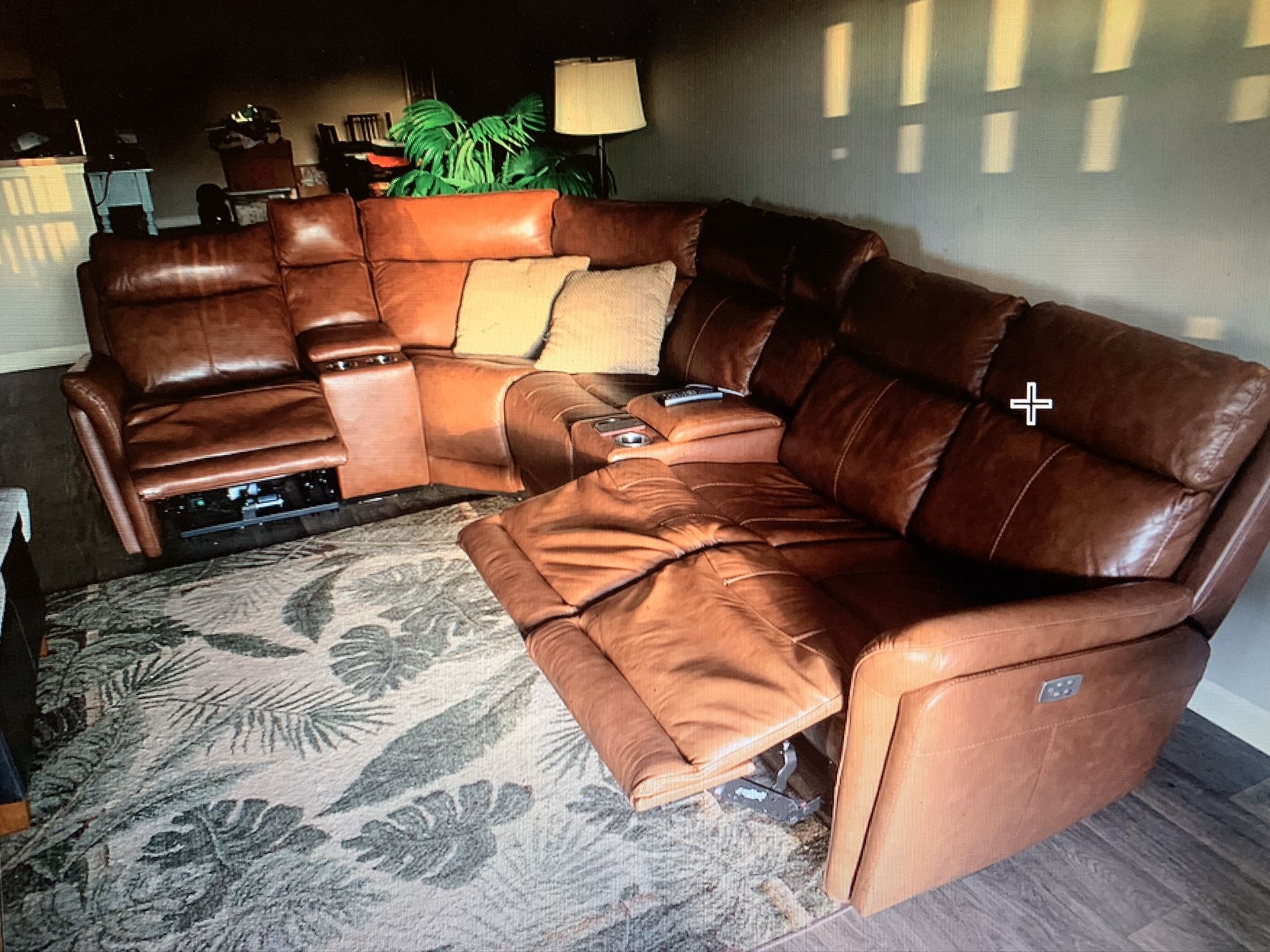 Leather couch