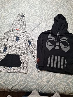 Size Small boys star wars lightweight hoodies. 7 dollars for both