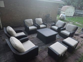 🌟 SPECIAL OFFER – ONLY $499.99 🌟
9-Piece Outdoor Patio Conversation Set – Excellent Condition!