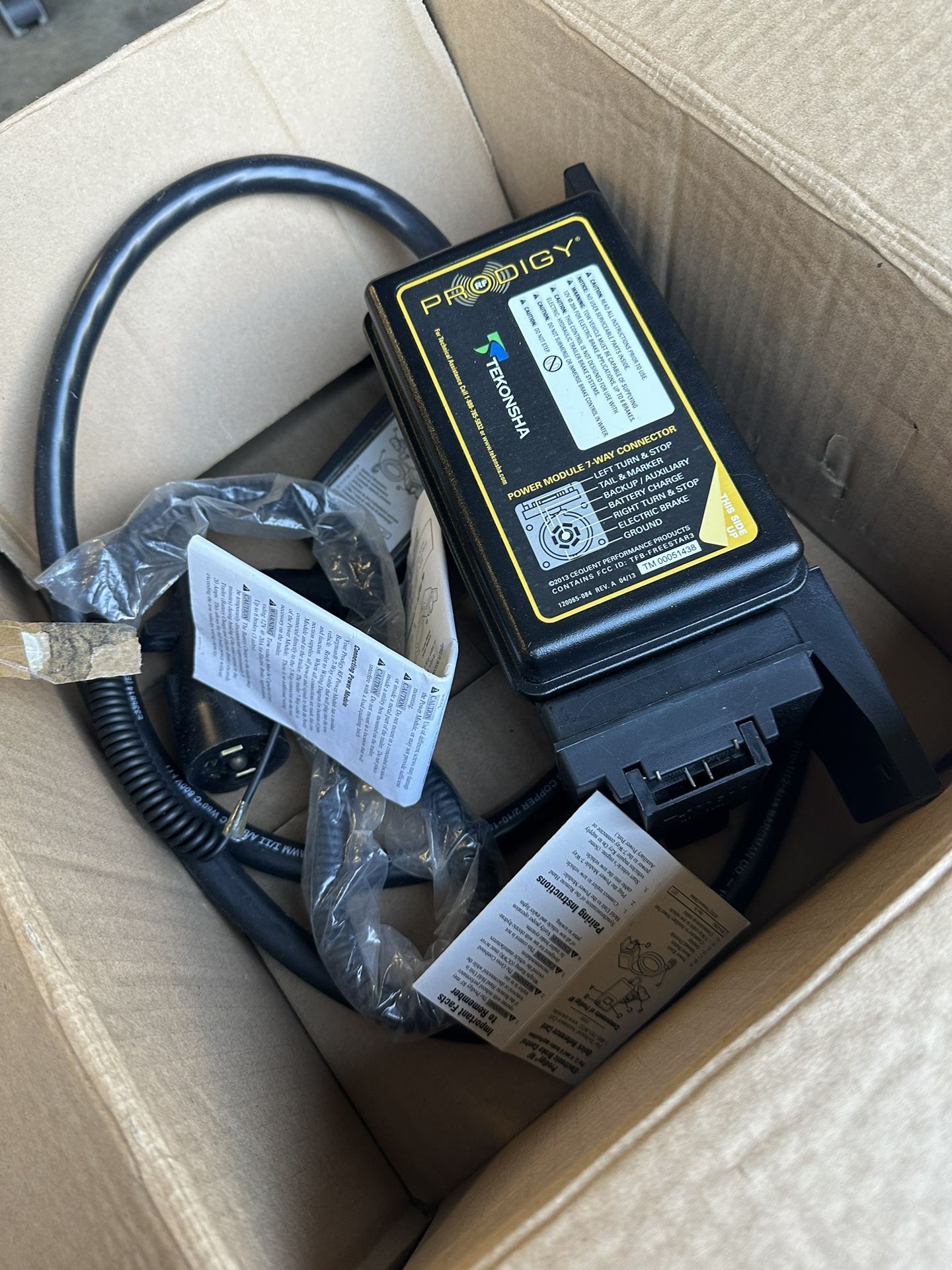Tekonsha Prodigy RF Wireless Electric Brake Controller Control Module Trailer Brakes Towing Kit