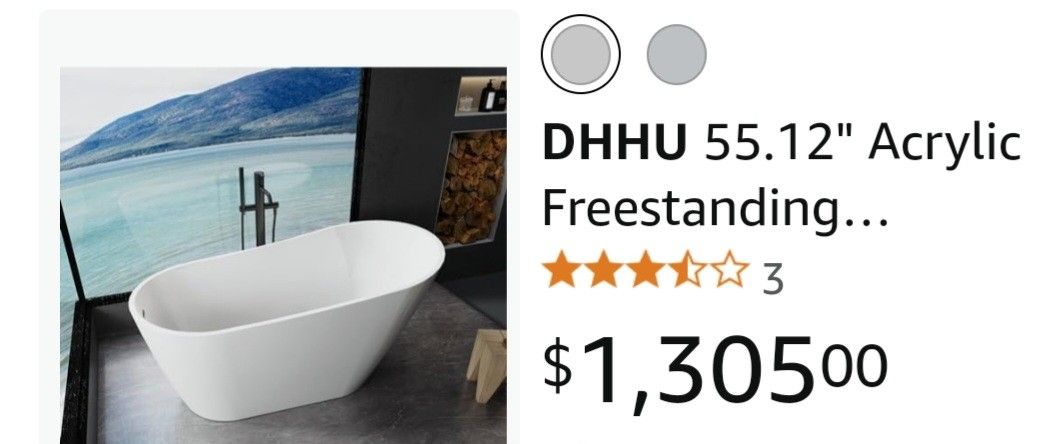 Free Standing Bath Tub And Fauset