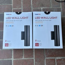 4 Pack Of LED wall Lights