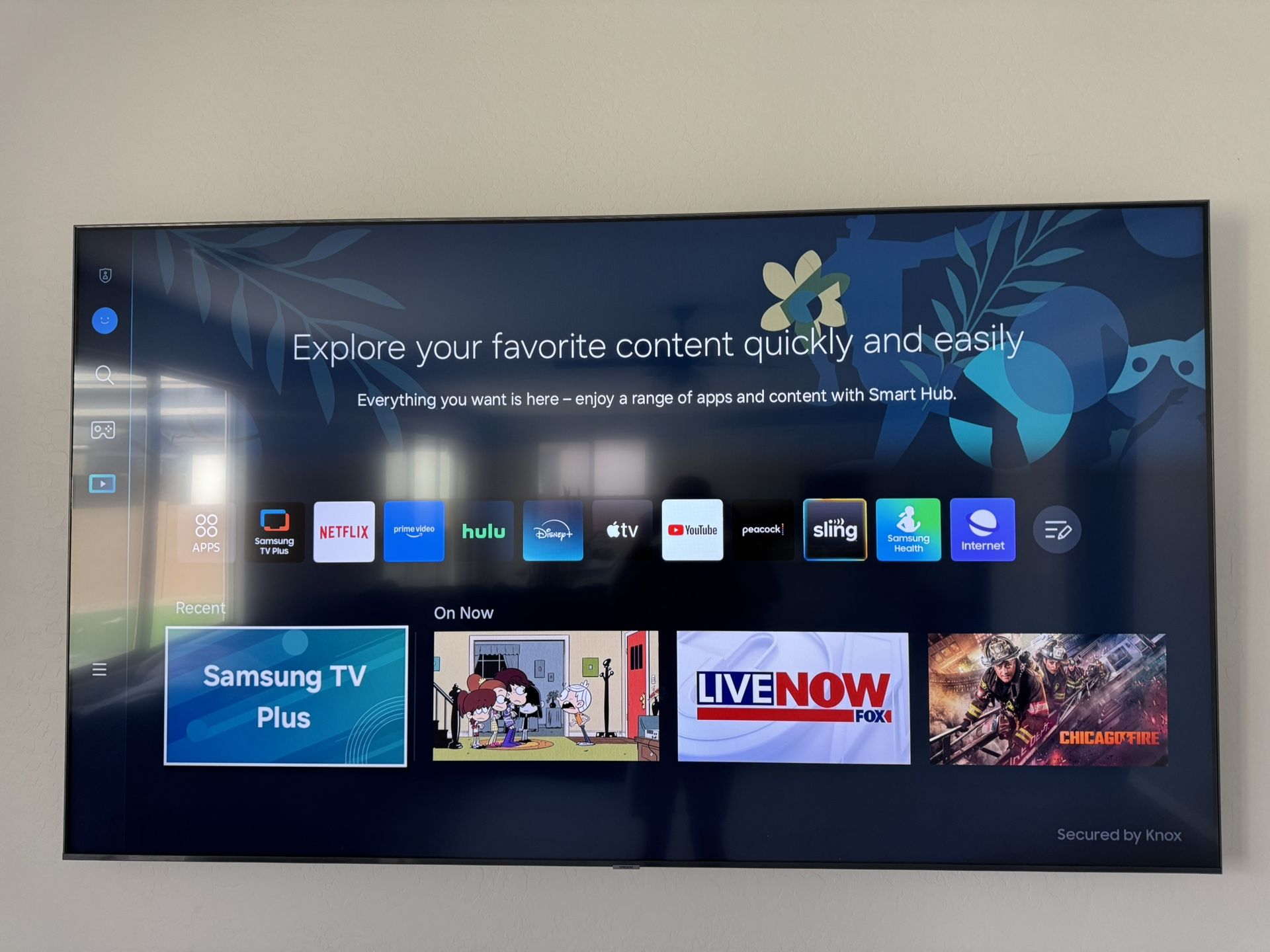 2023 Samsung 4K 85 Inch TV - With Wall Mount UN85 Model