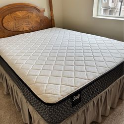 Sealy Mattress with Boxspring and frame