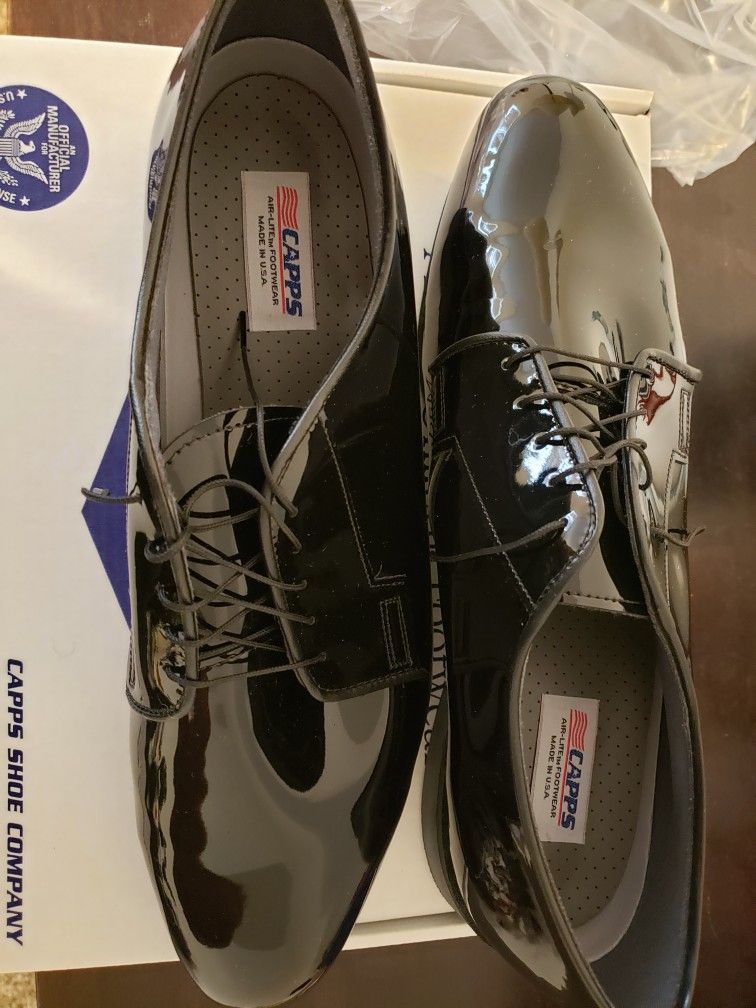Black Oxford Dress Shoes Size 15