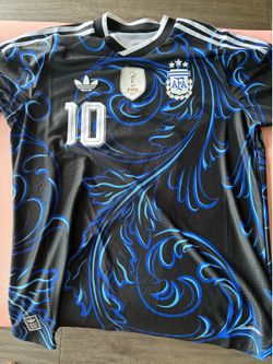 Messi Argentina 26 away authentic jersey