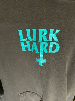 Mens lurk hard skateboarding pizza skateboards hoodie sweater